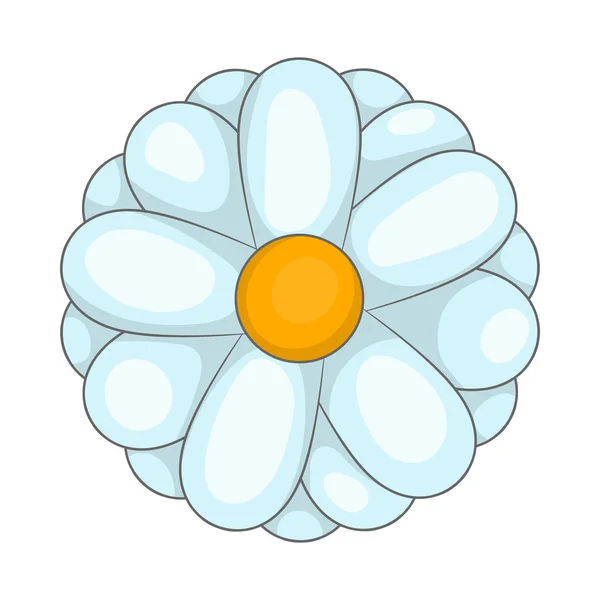 Daisy-ikonen, tecknad stil — Stock vektor