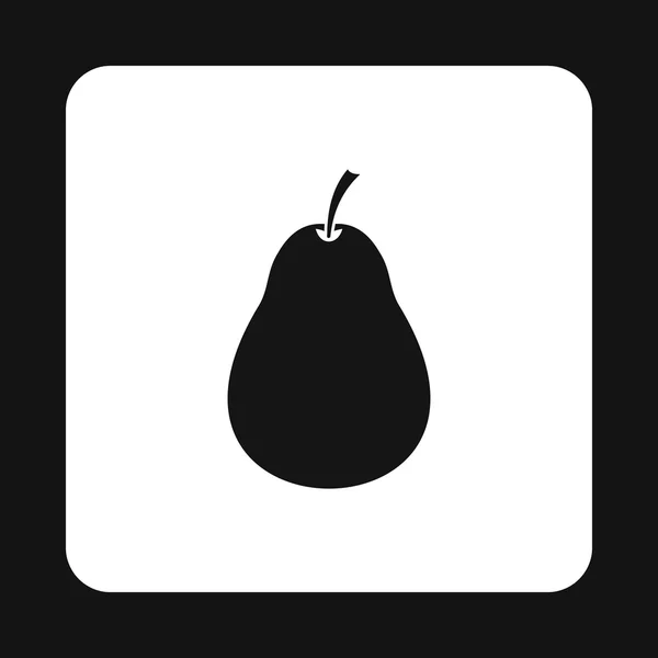 Icono de pera, estilo simple — Vector de stock