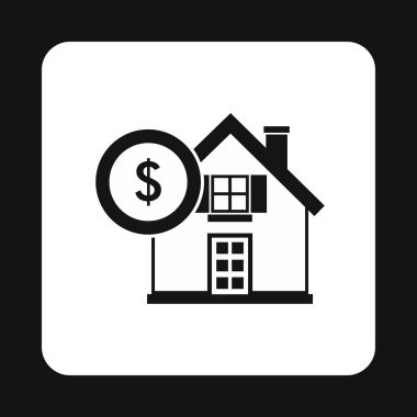 Satın alma ev simgesini, basit tarzı