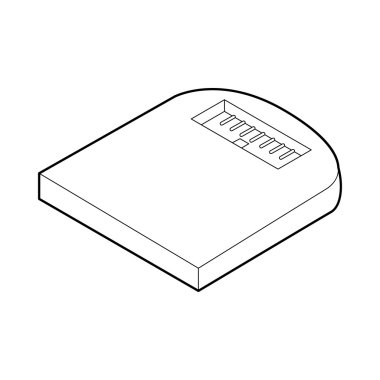 Ölçekler simgesi, anahat stili