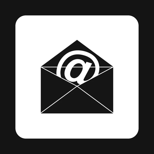 Icône e-mail, style simple — Image vectorielle