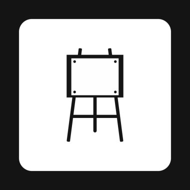 Şövale simgesi basit tarzı