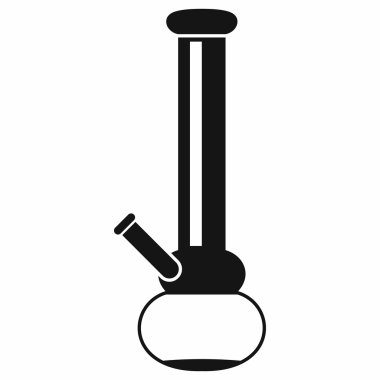 Sigara esrar simgesi, basit tarzı bong