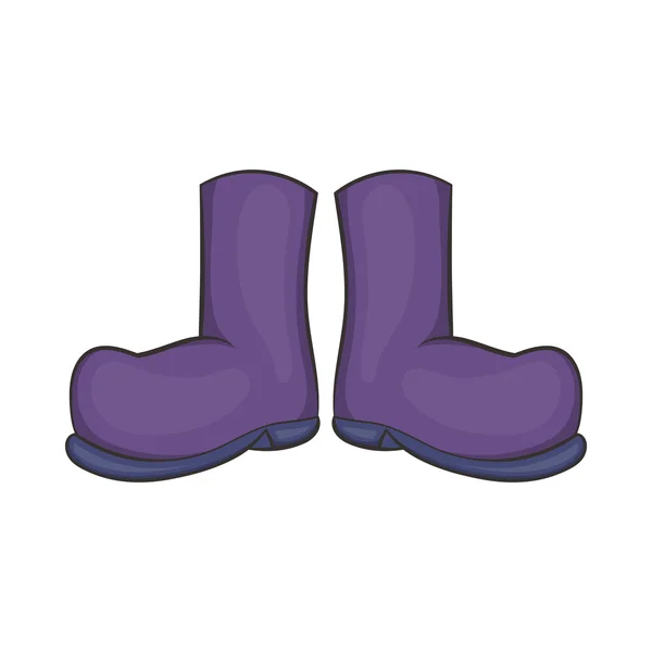Reber boots icon in cartoon style — стоковый вектор