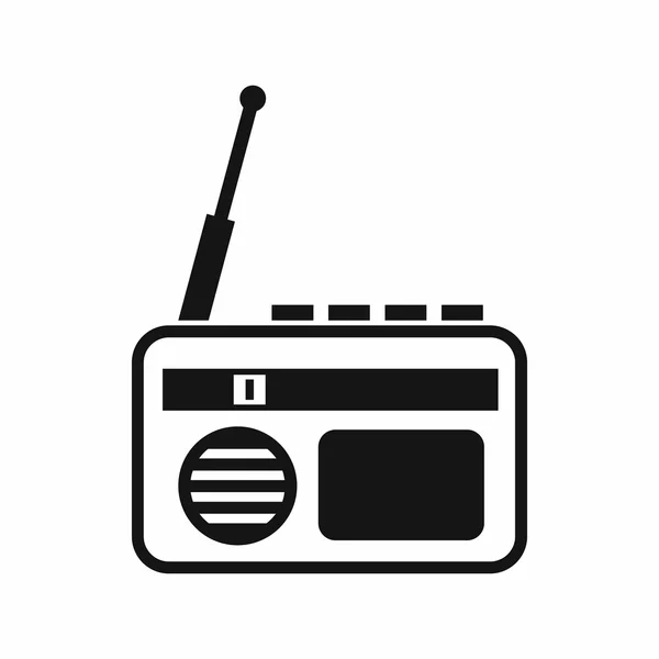 Radyo simgesi, basit biçim — Stok Vektör