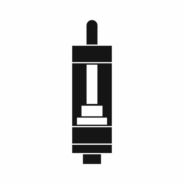 Clearomizer para el icono del cigarrillo, estilo simple — Archivo Imágenes Vectoriales