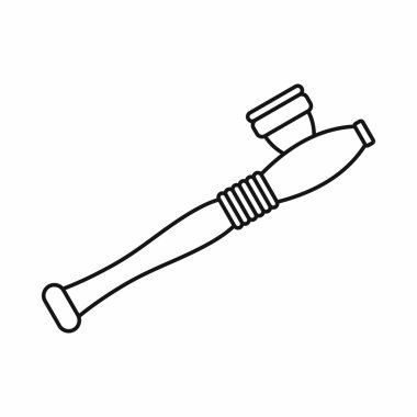 Esrar e-sigara simgesi, anahat stili