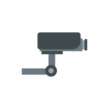 Gözetim kamera simgesi düz tarzı