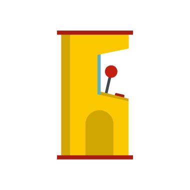 Slot makinesi simgesi, düz biçim