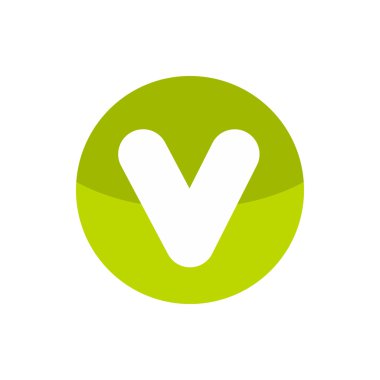 Daire simgesi, düz stil yağ kene