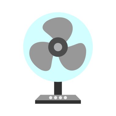 Fan simge, düz stil