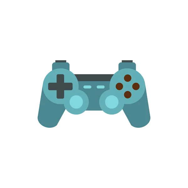 Game joystick icon, flat style — Stock Vector