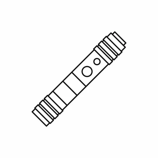 Elektronische Zigarette mit Patronensymbol — Stockvektor