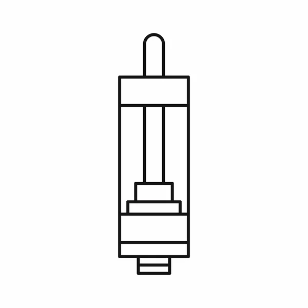 E-cigarett eller vaping enhetsikonen, dispositionsformat — Stock vektor