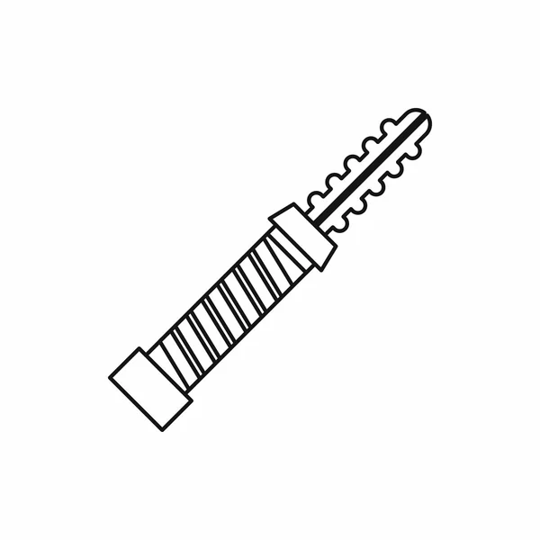 Elektronische sigaret cartridge pictogram, Kaderstijl — Stockvector