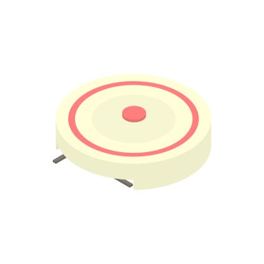 Elektrikli Portatif soba simgesi, karikatür tarzı