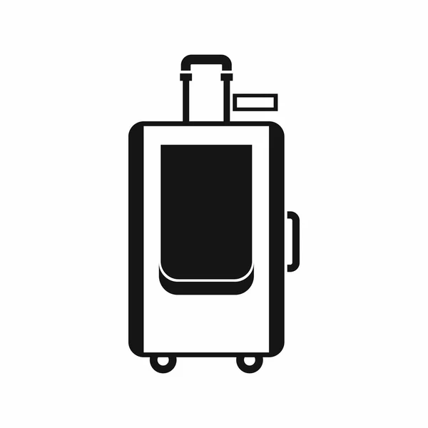 Ταξιδιωτική βαλίτσα εικονίδιο, απλό στυλ — Διανυσματικό Αρχείο