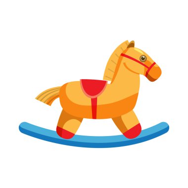 Simge, karikatür tarzı sallanan at