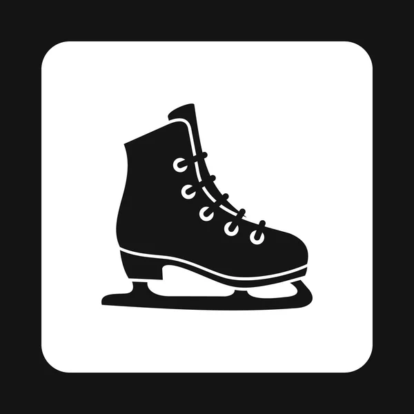 Icône de patinage dans un style simple — Image vectorielle