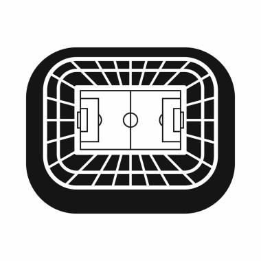 Stadyum en iyi görünüm simgesi, basit tarzı