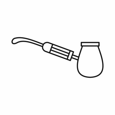 Elektronik boru simgesi, anahat stili