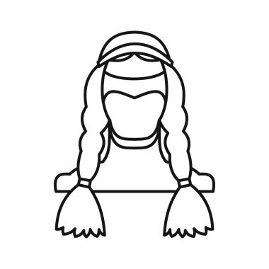 Kuzey Amerika yerli simgesi, anahat stili