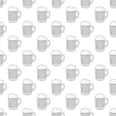 Bardak bira seamless modeli