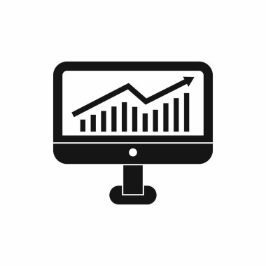 Bilgisayar monitör simgesini grafikte büyüme
