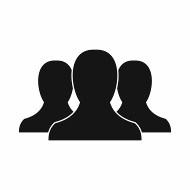 İnsanlar kutsal kişilerin resmi, basit tarzı grup