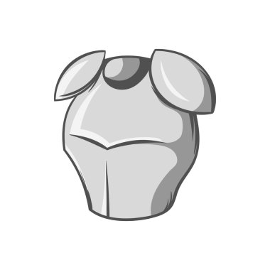 Metal savaş kask ı simgesi, siyah monokrom tarzı