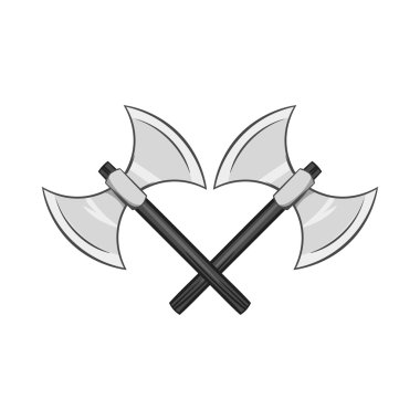 İki ipucu simgesi, tek renkli stilile savaş eksenleri