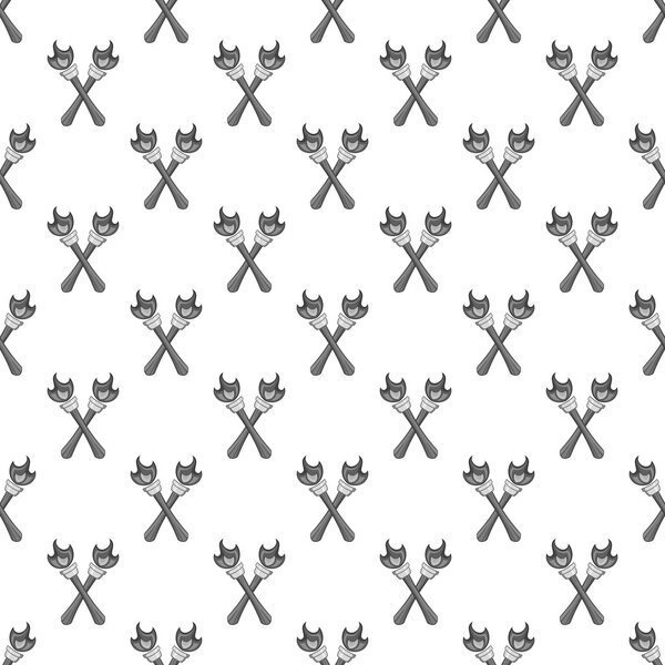 Факелы бесшовный рисунок
