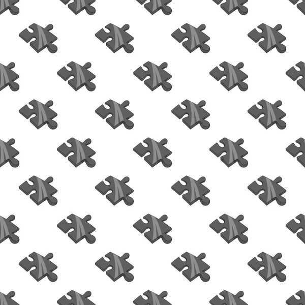 Puzzle seamless pattern — Stock Vector
