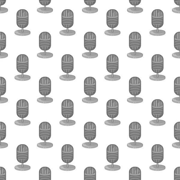 Microphone seamless pattern — Stock Vector