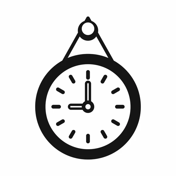 Ikona hodin v jednoduchém stylu — Stockový vektor