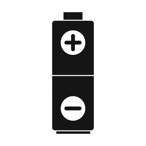 Ikona baterie, jednoduchý styl — Stockový vektor