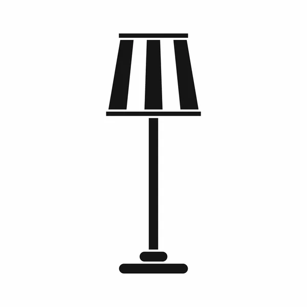 Иконка напольной лампы, простой стиль — стоковый вектор