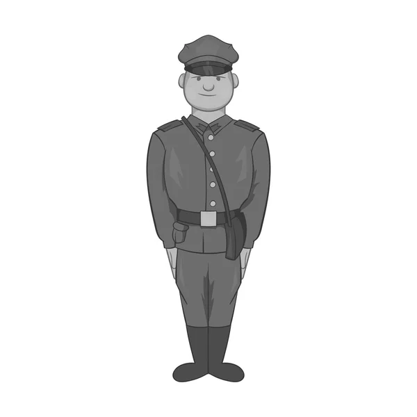 Vojáci v uniformě s ikonou pytle — Stockový vektor