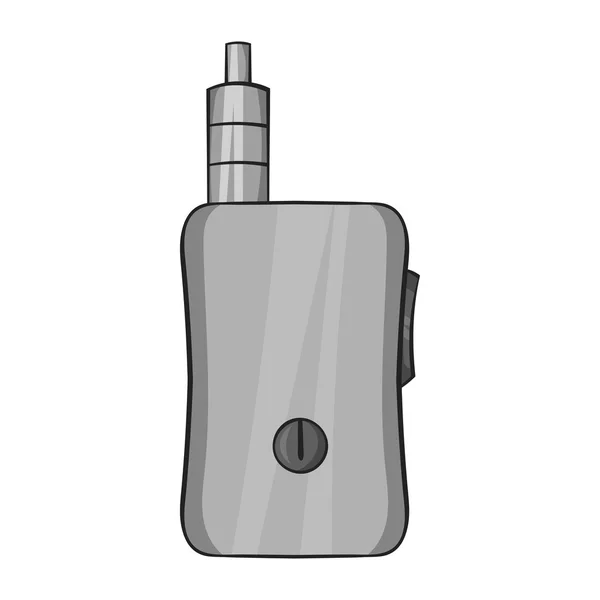 Rokok elektronik dengan ikon corong - Stok Vektor