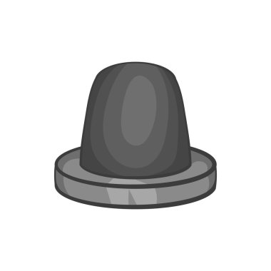 Siren simgesi, siyah tek renkli stil