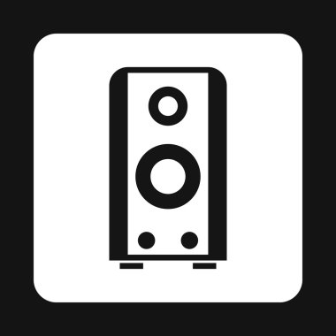 Müzik speacker simgesi, basit tarzı