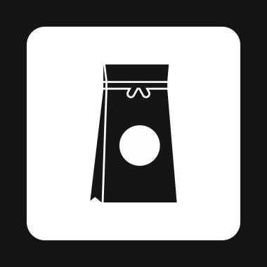 Paket kahve simgesi, basit tarzı ile