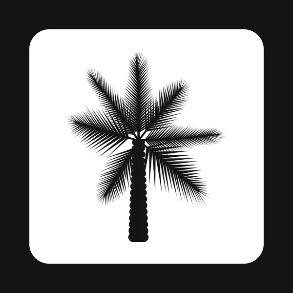 Datario icona della palma, stile semplice — Vettoriale Stock