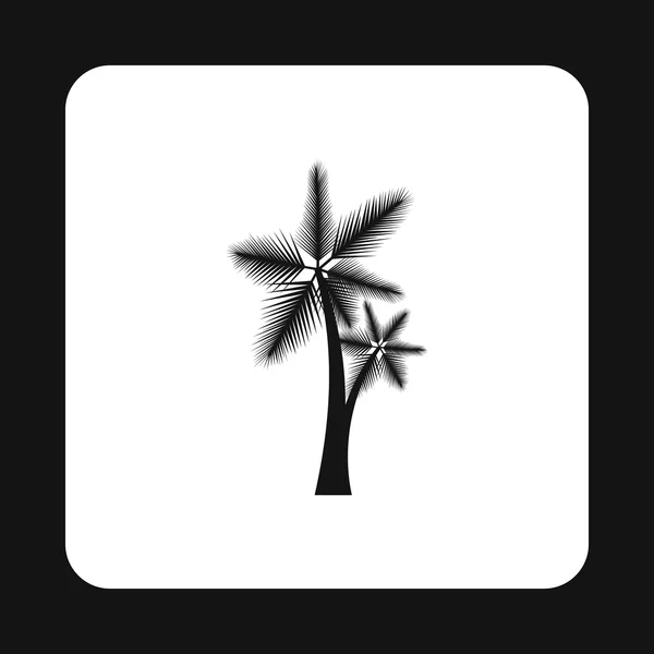 Icono de palmeras altas, estilo simple — Archivo Imágenes Vectoriales