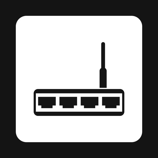 Pictogram van de modem, eenvoudige stijl — Stockvector