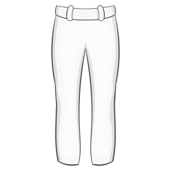 Baseball player pants icon, cartoon style — Stock Vector