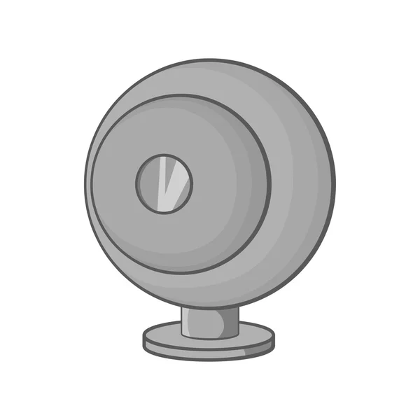 Webcam ikon, svart svartvit stil — Stock vektor