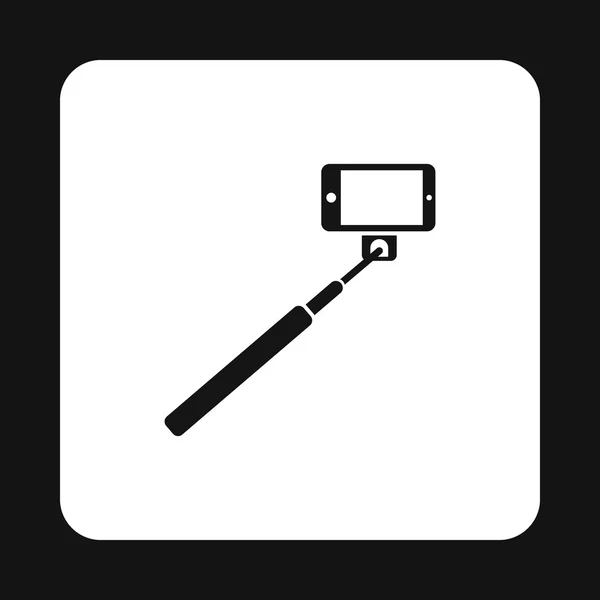Selfie monopod sopa simgesi, basit tarzı — Stok Vektör