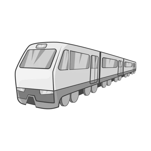 Icono del tren eléctrico suburbano — Vector de stock
