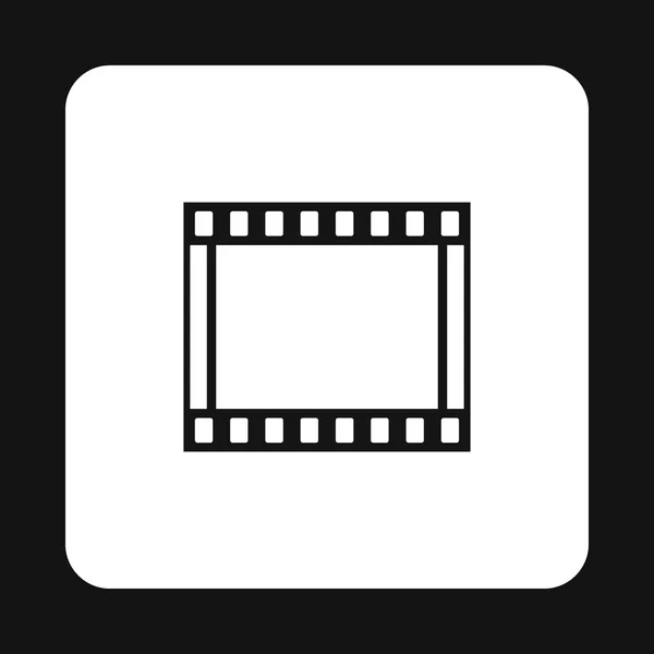 Película tira icono, estilo simple — Vector de stock